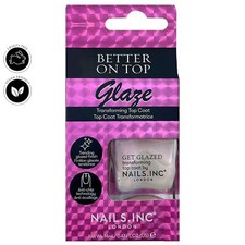 Image of Nails Inc. Better On Top Quick-Drying Top Coat - Glaze 14ml (16295)
