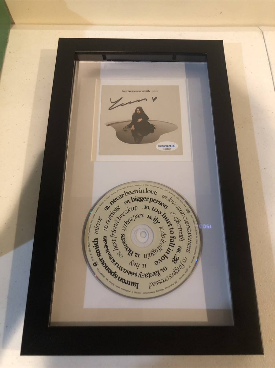 LAUREN SPENCER SMITH SIGNED AUTOGRAPH FRAMED CD DISPLAY ACOA