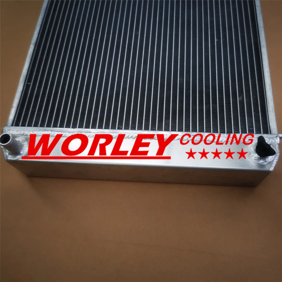 NJ-3 rows 62mm 2.5" aluminum radiator for TRIUMPH TR7 2.0 1975-1979 76 77 78 MT Foto 3 de 4