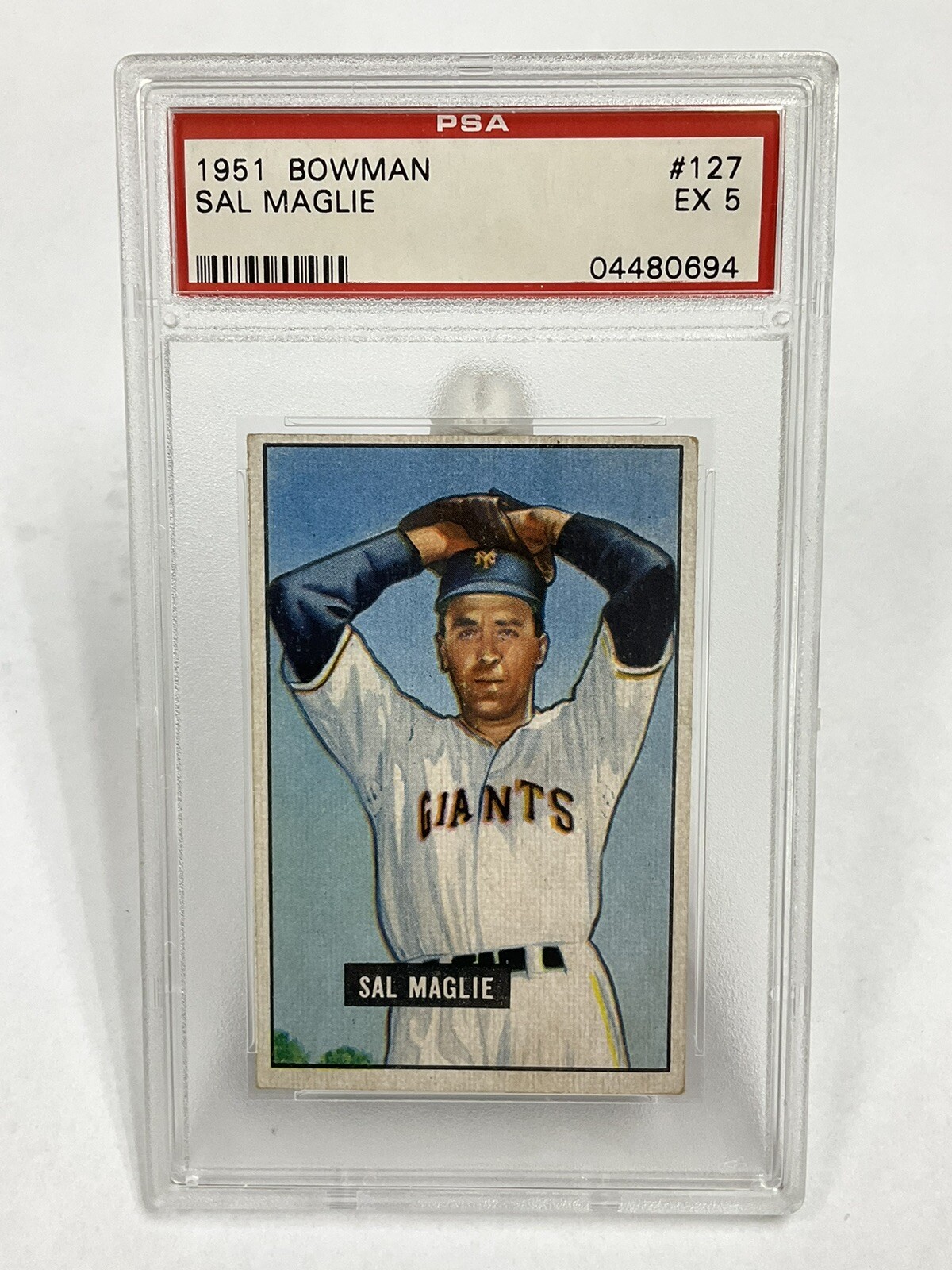 1951 Bowman #127 Sal Maglie PSA 5
