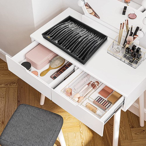 Stackable Jewelry Necklace Tray, Velvet Necklace Organizer Showcase Display Case - Picture 5 of 7
