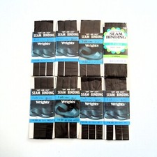 Vintage Seam Binding Packs Wright's J. P. Coats Lot of 8