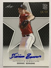 2020 LEAF PG NATIONAL SHOWCASE DOMINIC SCAVONE BLACK AUTO 16/50