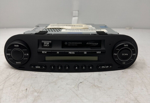 OEM VW VOLKSWAGEN AM FM CASSETTE RADIO W/MONSOON 1C0035157G WITH FREE SHIPPING