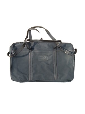 Pierre Cardin Black Travel Bag #51021 Two Strap Carry On With Shoulder Strap 