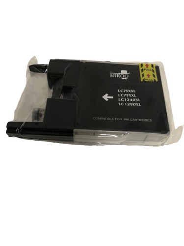 Cartouche D'encre Compatible BROTHER LC75XXL LC79XXL LC1240XXL LC1280XL - Noir - Neuf