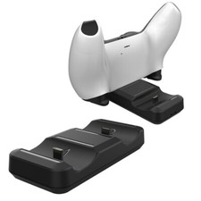 PS5 DualSense Fast Charge Dock Station Stand, LED USB Port Charger Pad Base