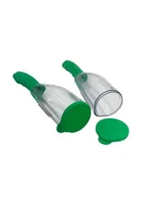 Prepology 2-pack Handheld Peelers with Catch Basin Set