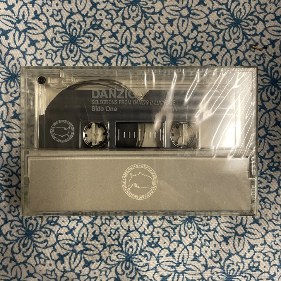 Danzig Promo Cassette Selections From Danzig II Lucifuge 1990 NEW SEALED Misfits - Image 2 of 4