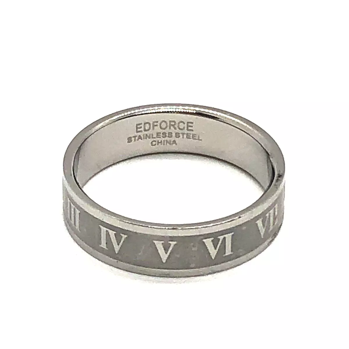 Pierced Roman Numeral Date Ring - Freedman Jewelers