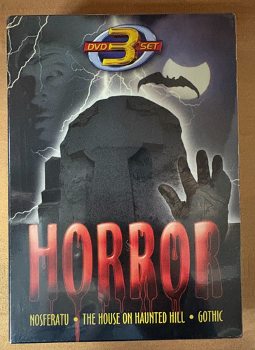 Horreur - Nosferatu, La maison sur la colline hantée, coffret gothique de 3 DVD *NEUF*