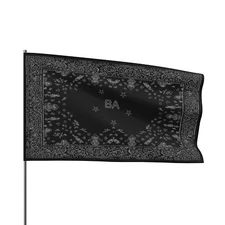 Destroy Lonely BA Black Bandana Flag Album Tour Merch - Various Sizes