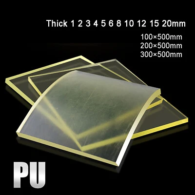 Polyurethanplatte PU Platte Hohe ElastizitäT Dick 1 2 3 4 5 6 8 10 12 15 20 mm - Bild 1 von 4
