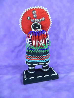 Hand Beaded 8" African Zulu Amachunu Matron Makoti Doll Great Kwanzaa Gift  #12 | eBay