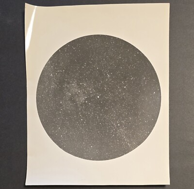 Vintage 1935 Original X Cygni Star Photograph 8'' X 10'' Night Sky Space