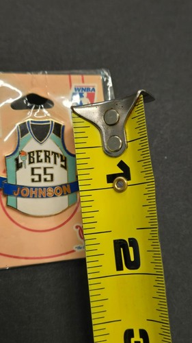 New York Liberty #55 Vickie Johnson WNBA Officially Licensed Jersey Pin Aminco - Picture 3 of 4