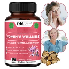 Horny Goat Weed,Maca-Women's Breast and Butt Enhancer,Increase Fullness & Size