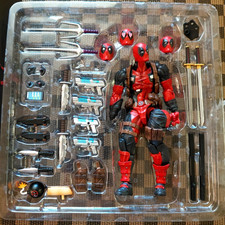[US STOCK] Kaiyodo Revoltech Yamaguchi Deadpool Ver. Brazo izquierdo 2,5 usado dañado