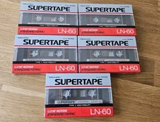 Realistic Supertape LN-60 Audio Cassette Tape Sealed  Made In USA 5 Tapes