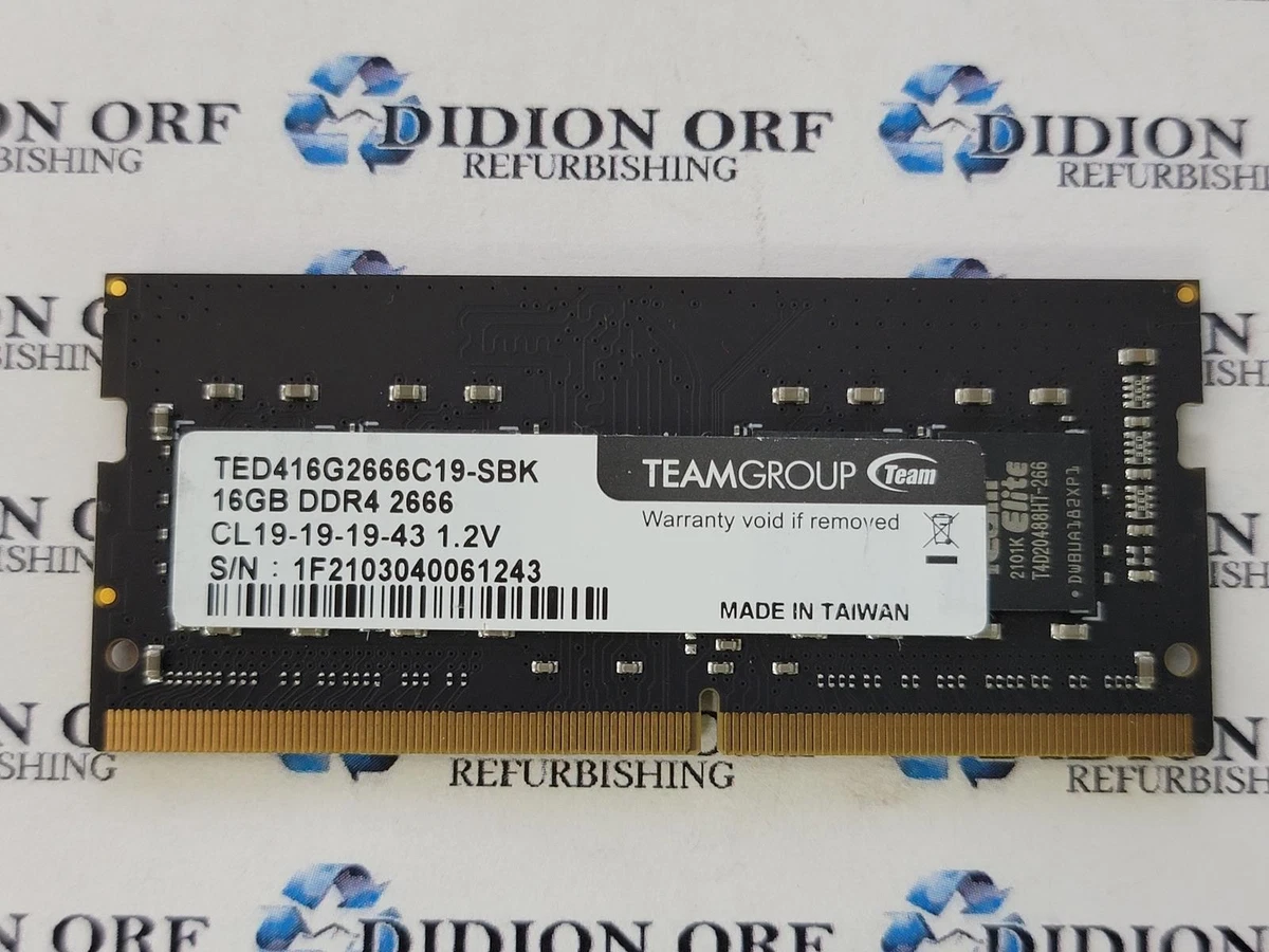 Team Group PC4-21300 (DDR4-2666) Bus Speed DDR4 SDRAM Memory (RAM