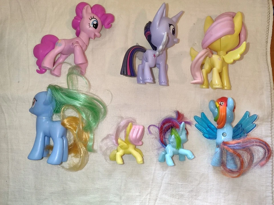 My Little Pony Mini Vintage Sette Giochi Giocattoli Collezione - Immagine 2 di 4