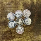 (7) 1/10 oz .999 Fine Silver Rounds Panda / Butterfly Design ***RARE SILVER***
