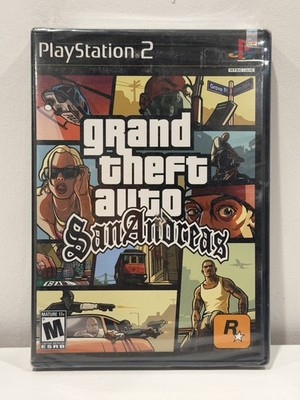 Grand Theft Auto San Andreas First Print ( Hot CoffeePS2 ) New/ Sealed