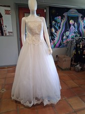Vintage David’s Bridal Wedding Dress Size 10