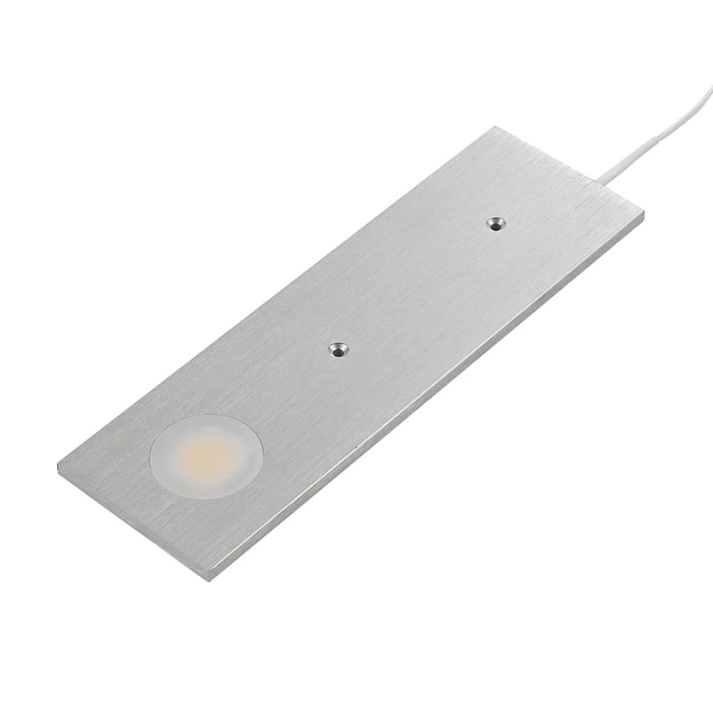 Cabinet Light Silver Targa LED 12v Rectangle Aluminium 3000K TARGA-WW-TOP Driver