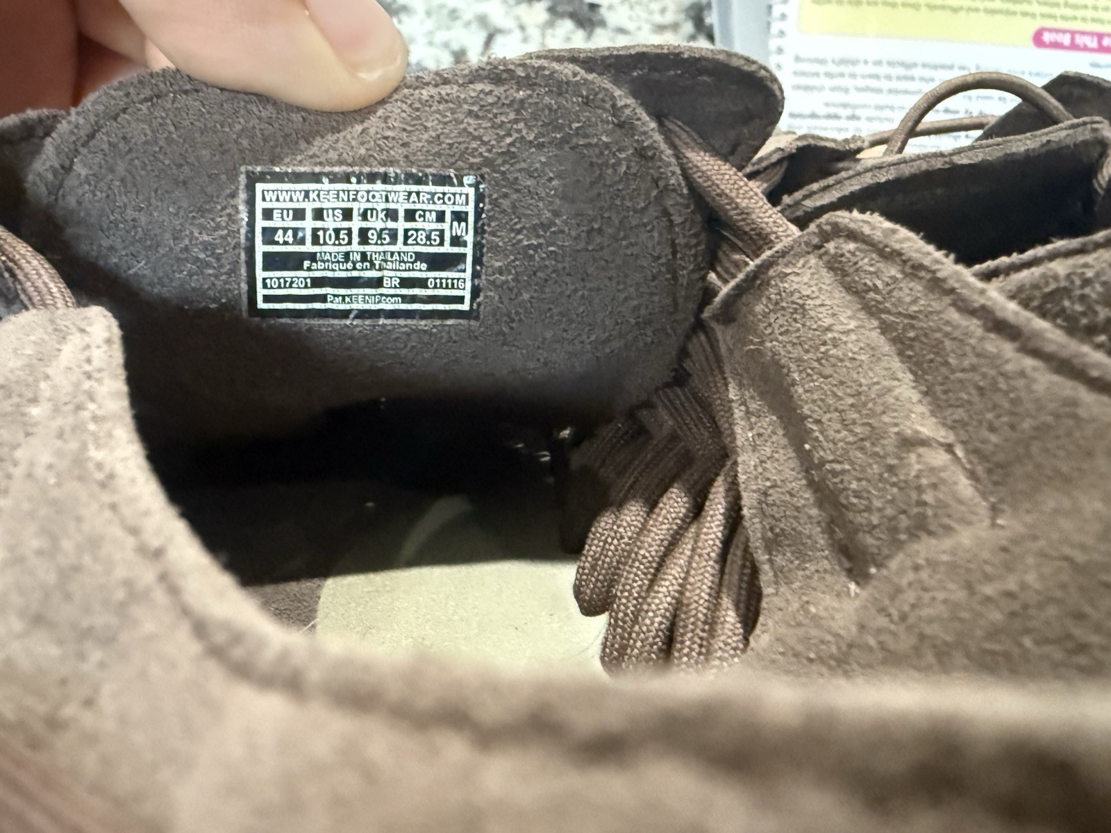 Sandali Keen Uneek da uomo taglia 10 5 US marrone corda elastica corda barca scarpe da acqua