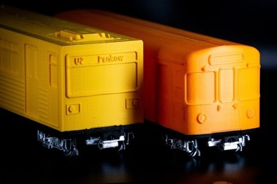 Berliner U-Bahn Model G Gisela | Size XL  25cm | 3D Graffiti Leinwand