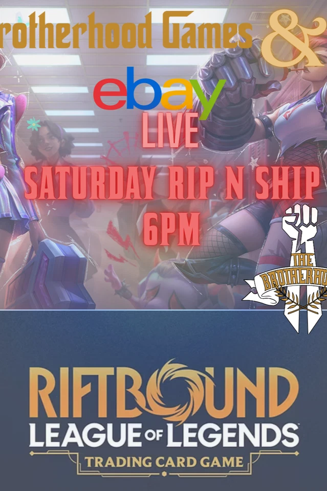 JOIN BROTHERHOOD GAMES FOR RIFTBOUND NIGHT RIP N SHIP