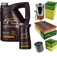 Mann Inspektionspaket 6L Mannol Extreme 5W-40 FüR Ssangyong Korando 2.3 D Musso