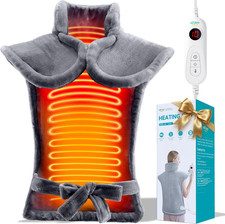 Heating Pad for Back Pain Relief, 24"X33" Weighted Heating Pad for Neck and Shou