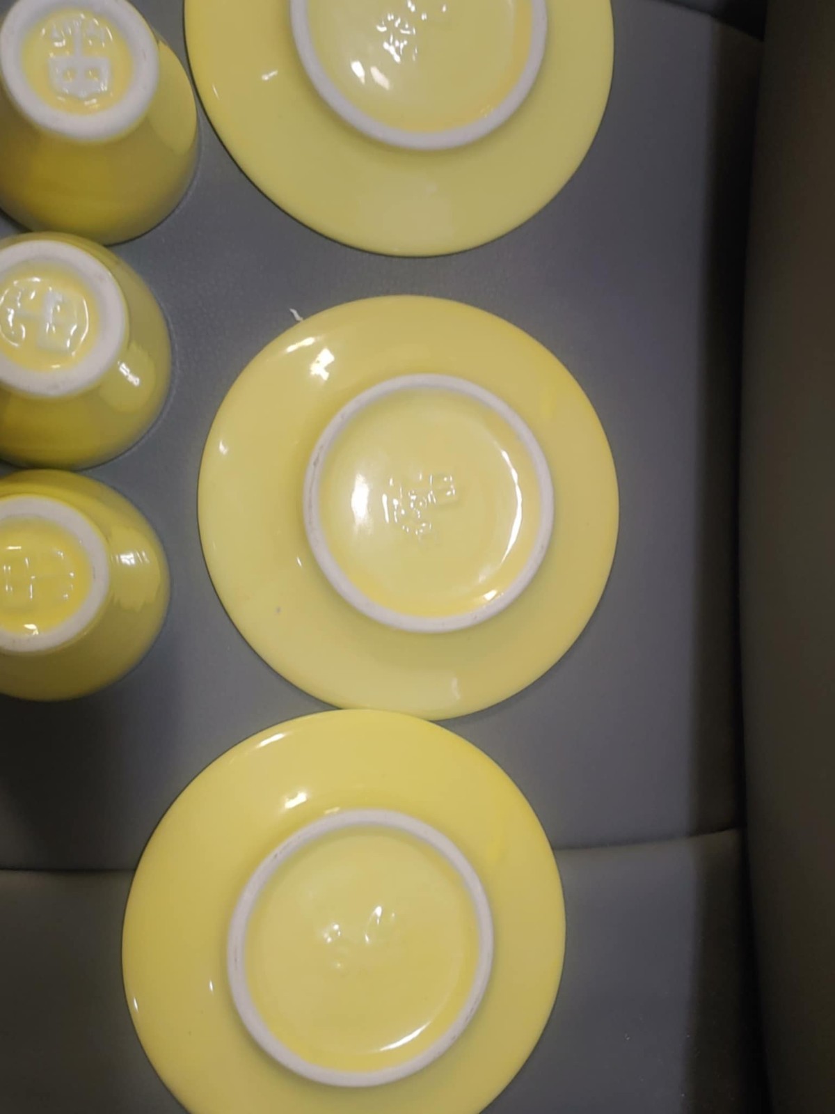 (3) nuova point Italy? espresso cups and saucer