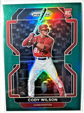 2022 Panini Prizm - Cody Wilson #94 Green Prizm (RC)