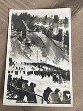 alte seltene AK Olympische Spiele 1936 Garmisch-Partenkirchen - Sprungschanze