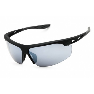Nike Unisex Sunglasses Matte Black Shield Half Rim Frame WINDTRACK FV2393 010