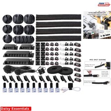 311 PCS Modern Cable Management Organizer: Clips, Ties  Self-Adhesive Holders