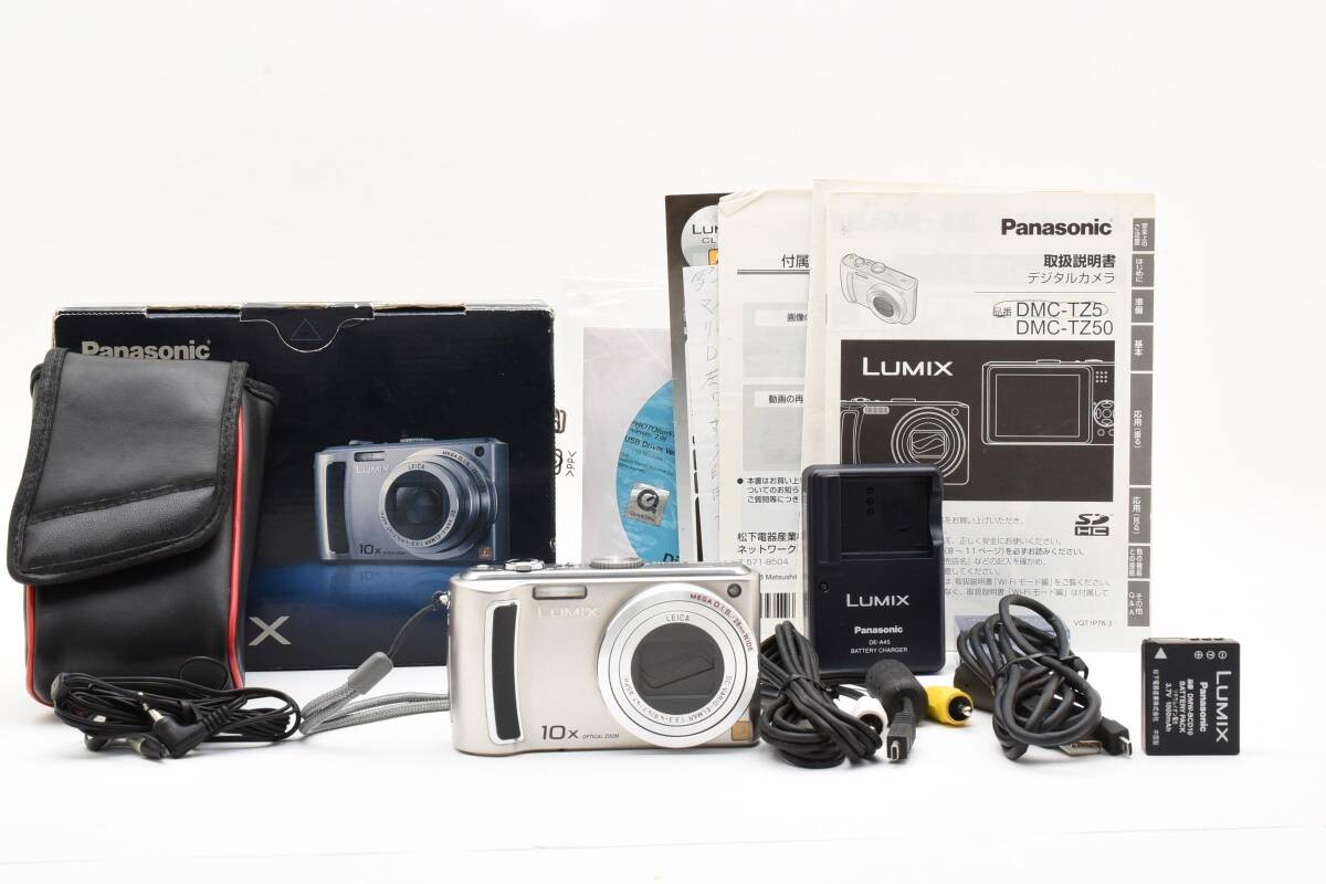 Panasonic Lumix DMC-TZ5 Compact Camera 10x Leica Lens, Good