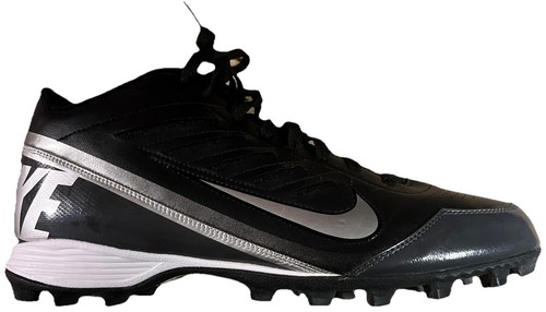 Nike Football Cleats Land Shark Black Metallic Silver 511292 