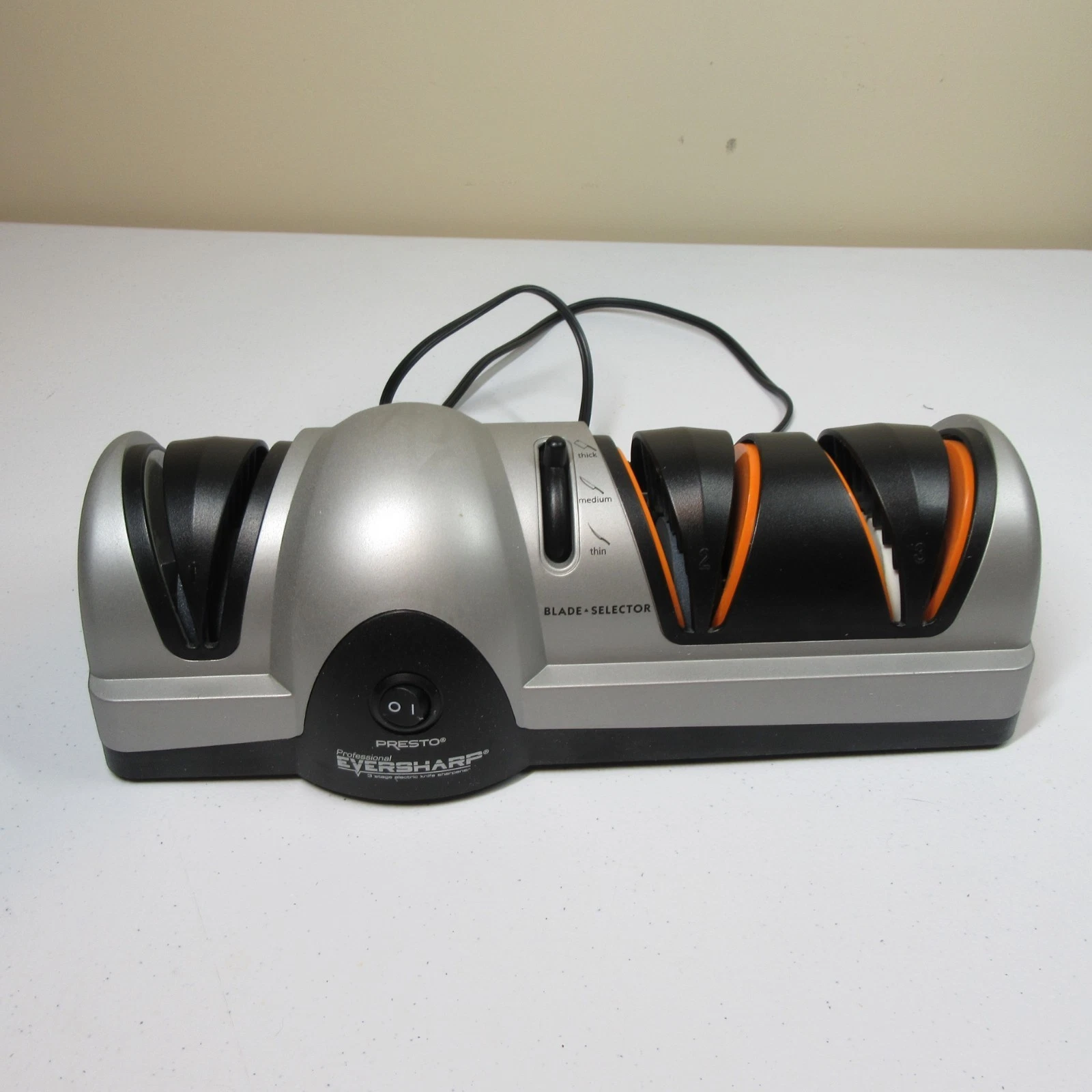 Presto Professional EverSharp Electric Knife Sharpener 3 Stage 0881002 Tested
