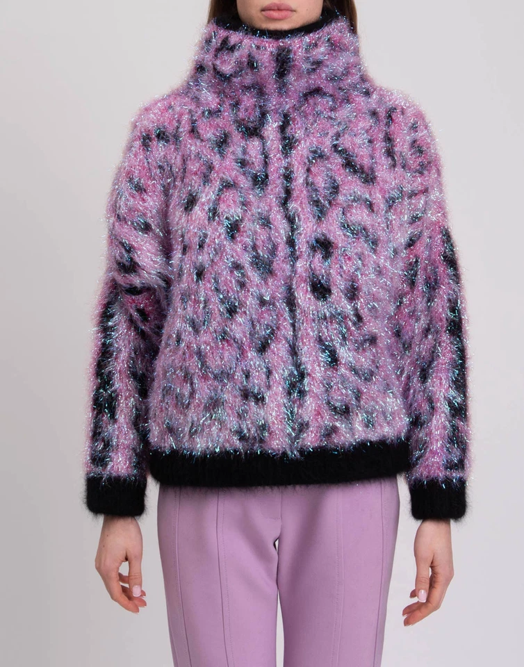 RRP€1950 DOLCE & GABBANA Fuzzy Jumper IT38 US2 UK6 XS Angora Mohair & Wool Blend - Image 3 of 4