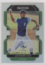 2022 Panini Prizm Draft Picks Silver Prizm Auto Jackson Cox #PDP50 Auto 0c6