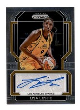 LISA LESLIE 2022 PANINI PRIZM WNBA AUTOGRAPH AUTO T6227