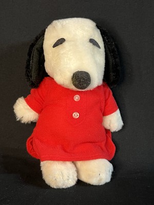 Vtg 1958 68 Snoopy Plush Bean Bag Stuffed Peanuts United Feature Syndicate Toy