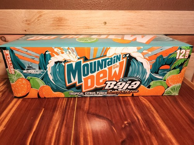 #ad #ad Mountain Dew Baja Cabo Citrus Soda Pop 12 Pack of 12 fl oz Cans MTN $10.95
