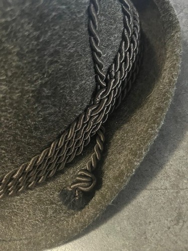Vintage Rein Haar Wool Hat + Pin 53cm - Picture 13 of 14