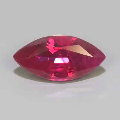 0.53 CTS AMAZING NATURAL UNHEAT MOZAMBIQUE RUBY MARQUISE SHAPE -REF VIDEO