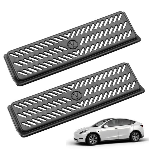 Tesla Model Y Protective Under Seat Airflow Vent Grille Protection Kit-image